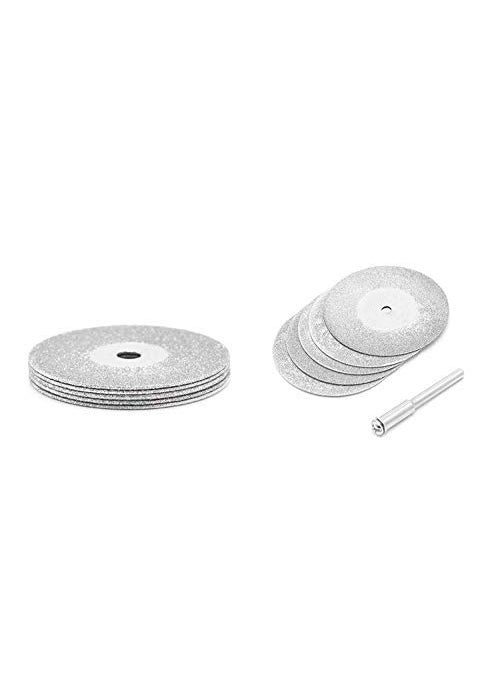 DIY Crafts DIY Crafts Pack Of 6 Pcs40mm 40mm Silver Colour Multi Utility 40mm Diamonte Cutting Discs Drill Bit Shank For Rotary Pack Of 6 Pcs40mm 40mm Silver Colour Multi Utility  - Image 3