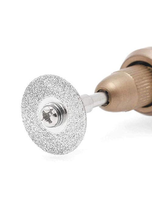 DIY Crafts DIY Crafts Pack Of 6 Pcs40mm 40mm Silver Colour Multi Utility 40mm Diamonte Cutting Discs Drill Bit Shank For Rotary Pack Of 6 Pcs40mm 40mm Silver Colour Multi Utility  - Image 1