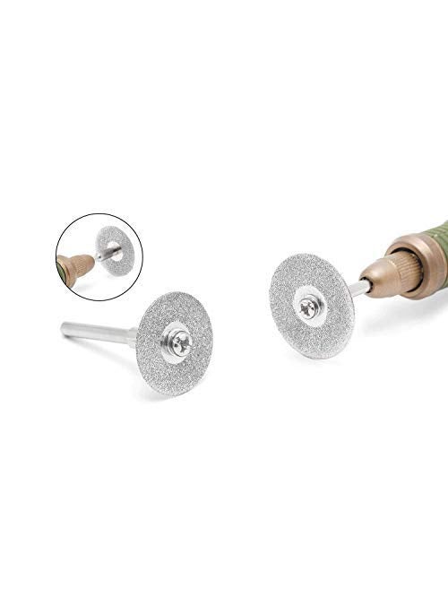 DIY Crafts DIY Crafts Pack Of 6 Pcs40mm 40mm Silver Colour Multi Utility 40mm Diamonte Cutting Discs Drill Bit Shank For Rotary Pack Of 6 Pcs40mm 40mm Silver Colour Multi Utility  - Image 5