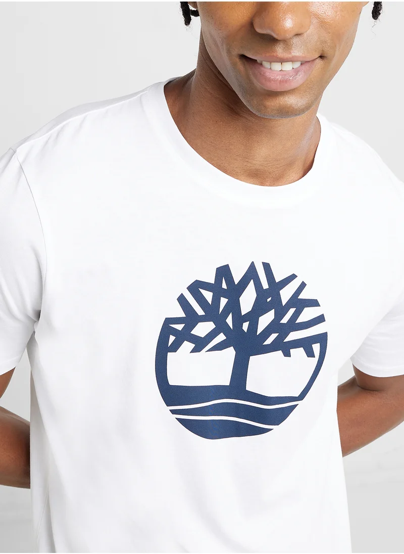 تمبرلاند Kennebec River Tree Logo T-Shirt