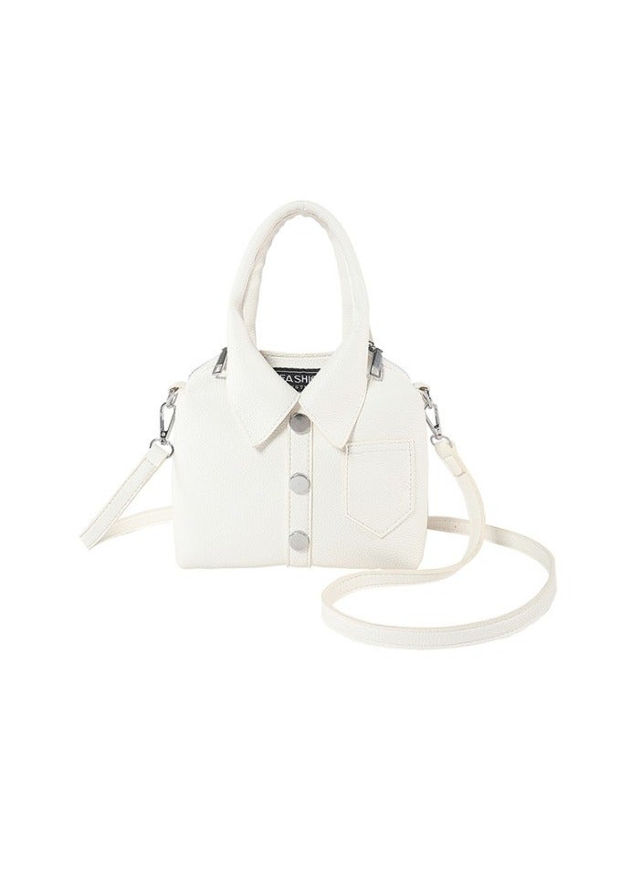 AROAQ Women Handbag, Lightweight Elegant Design Women Shirt Bag, High Quality Material Compact Crossbody Bag, Soft And Durable Shoulder Bag For Women, (1pc, White) - Image 1