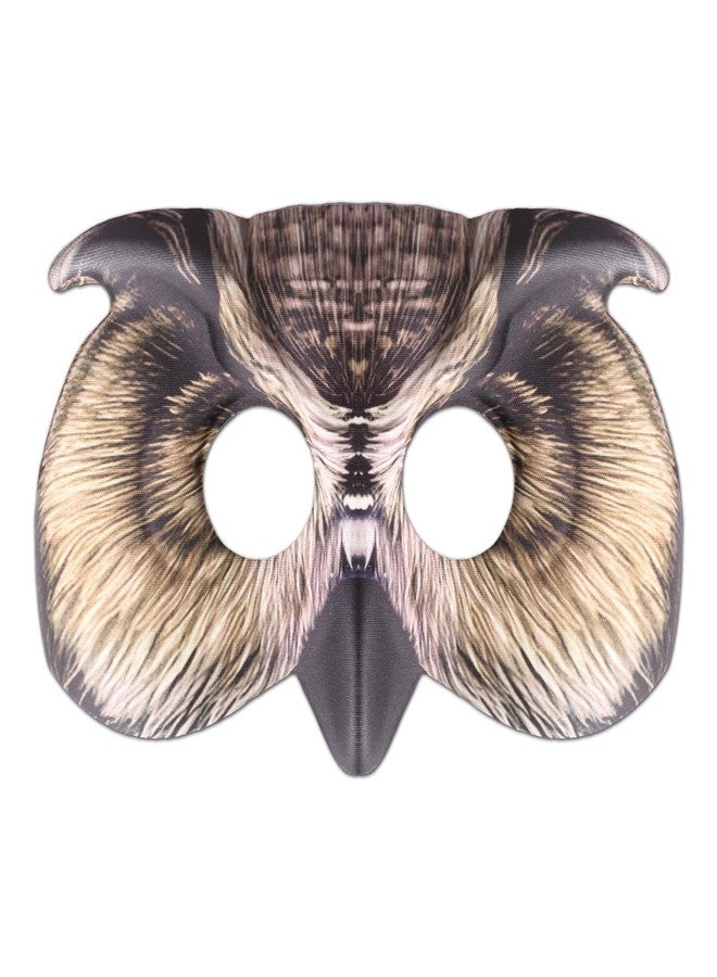 Hosfairy 1Pcs Owl Mask Halloween Bird Mask Half Face Owl Masks for Halloween Easter Costume Masquerade Cosplay Party - Image 1