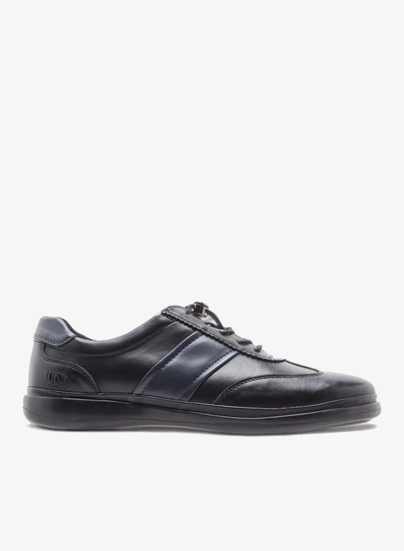 Men's Panelled Sneakers with No-Tie Laces