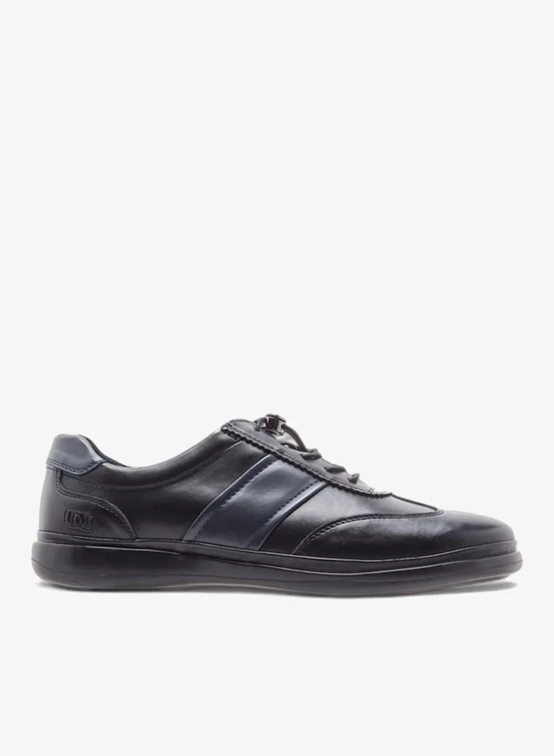 DUCHINI Men's Panelled Sneakers with No-Tie Laces