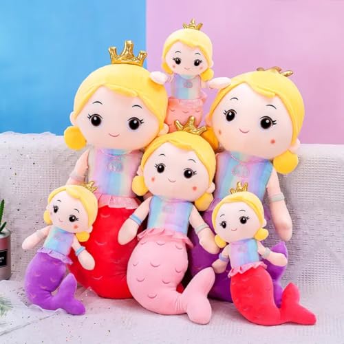 Softdreams Soft Plush Toy for Kids – Cute Stuffed Animal Soft Toy – Soft Cuddly Toy for Baby Boys & Girls, Return Gift & Room Décor -Random Color Mermaid 35cm - Image 4