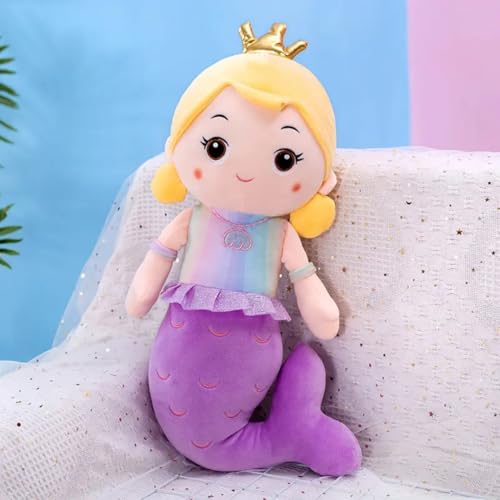 Softdreams Soft Plush Toy for Kids – Cute Stuffed Animal Soft Toy – Soft Cuddly Toy for Baby Boys & Girls, Return Gift & Room Décor -Random Color Mermaid 35cm - Image 1