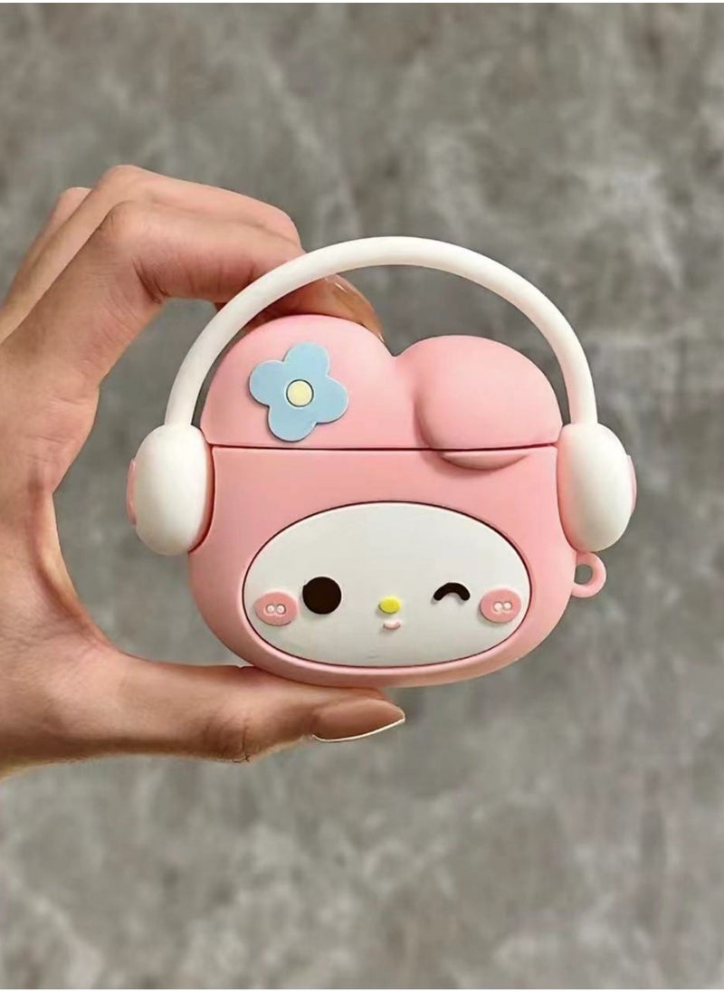 KUYING - Suitable For Apple Bluetooth Earphones With Silicone Cartoon Protective Case - Image 1