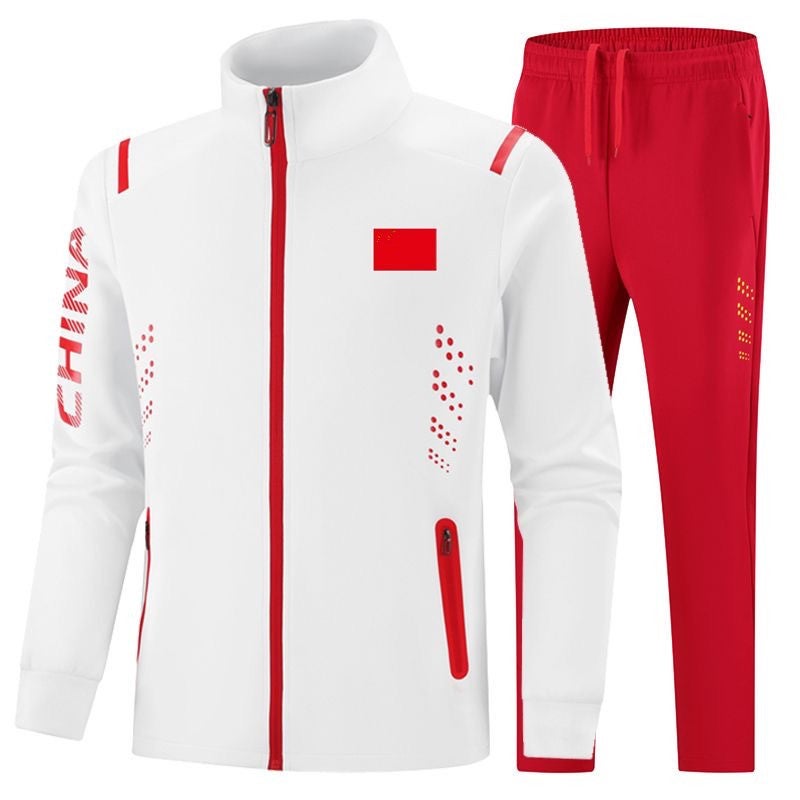 Chinese Team Sportswear Suits, Athletes' National Uniforms, Sports Training Uniforms, Team Performance Uniforms, Sports Meeting Clothing - Image 1