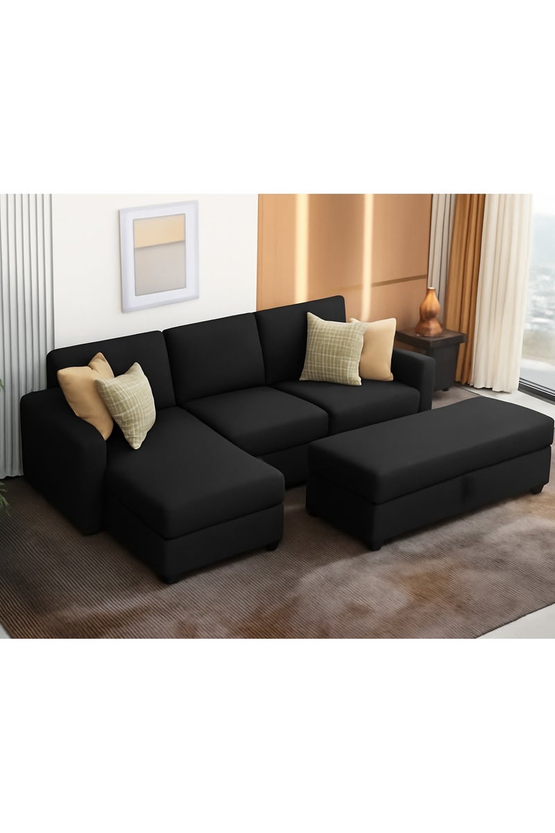 ASGHAR FURNITURE Zahra Convertible Sectional Sofa