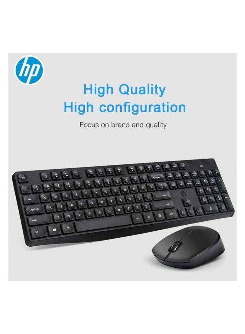 Wireless Keyboard And Mouse Combo CS10 Black