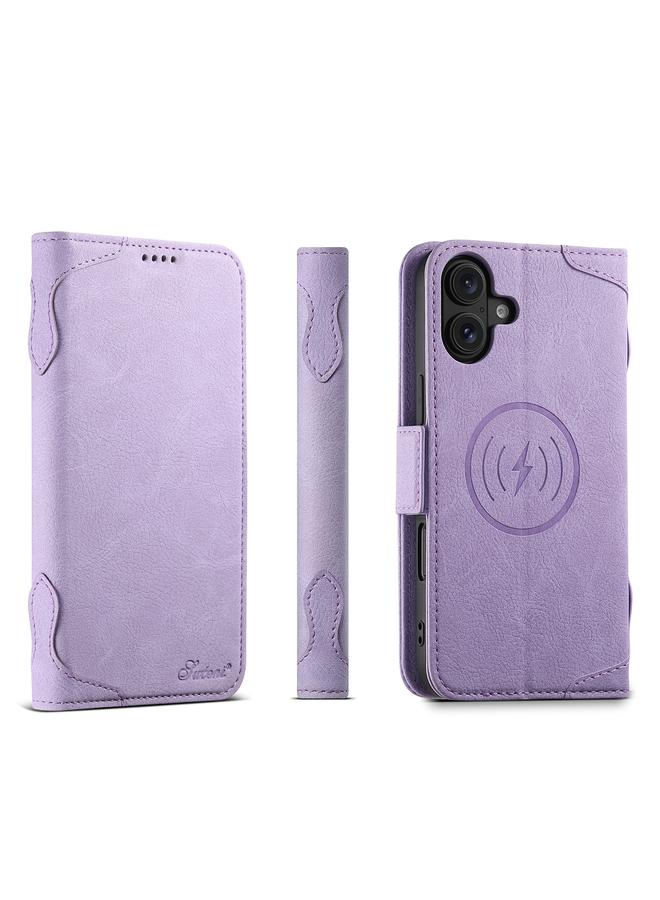Suteni Case For iPhone 16 SUTENI J07 Multifunctional Horizontal Flip Magsafe Leather Phone Case - Image 1