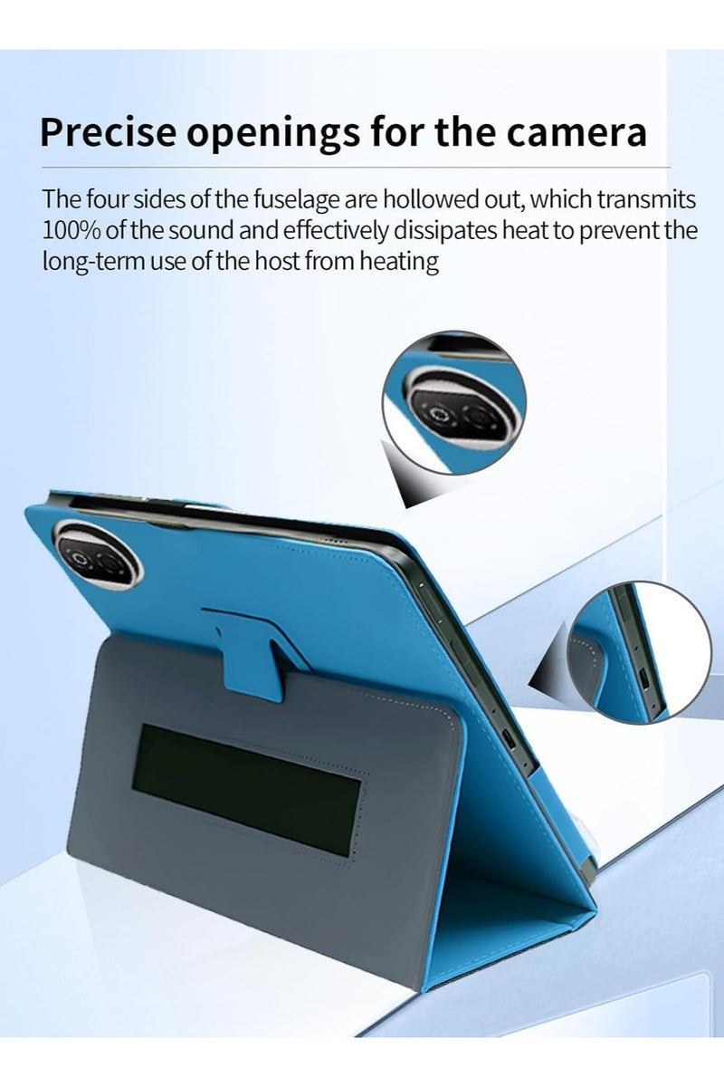 general Protective case compatible with Honor Pad X7 8.7-inch 2025 tablet, fabric protective cover with magnetic closure and safety strap. - Image 5