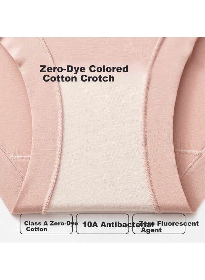 Top melon Dingguagua Dingguagua Women's Cotton High-waist Slightly Tummy-control Antibacterial Plus Size Ladies' Briefs 2-pack Imperial Purple 180 - Image 4