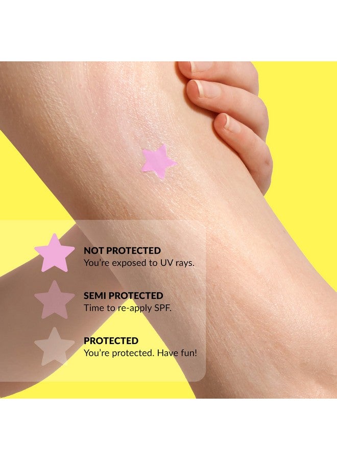 The Quick Flick Precise UV Detection Sticker for Sunscreen - Know When to Reapply Sunscreen & Prevent Sunburn - UV Stickers for Adults and Kids - Water Resistant and Works with All Sunscreens - 32 Stickers - Image 4