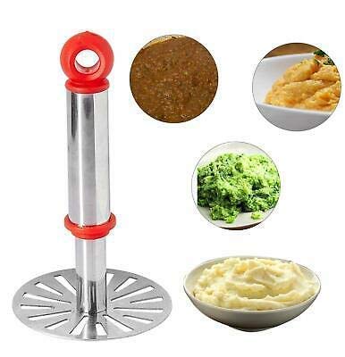 Vemonio Vemonio Stainless Steel Potato Vegetable Pav Bhaji Masher Multicolour  - Image 5