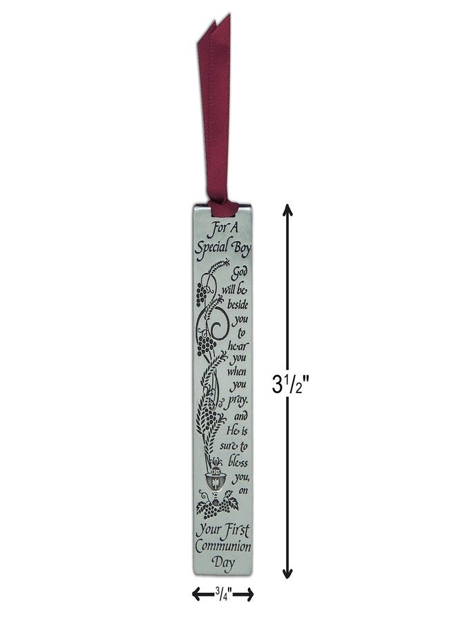 Cathedral Art For a Special Boy First Communion Metal Bookmark - 3-1/2-Inch, Includes Special Prayer - Image 2