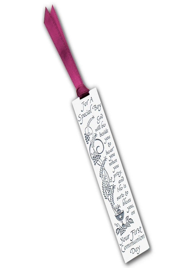 Cathedral Art For a Special Boy First Communion Metal Bookmark - 3-1/2-Inch, Includes Special Prayer - Image 1