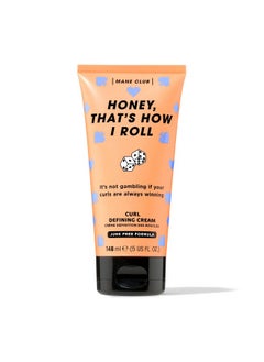 MANE CLUB MANE CLUB Honey, That's How I Roll Curl Defining Cream cruelty free, vegan, no sulfates or parabens, 5 Oz  - Image 1