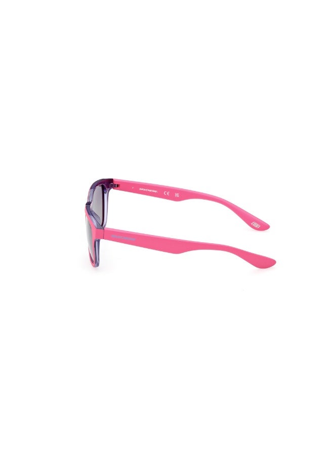 SKECHERS Se9092 Square Injected Sunglasses For Kids Size 48, Pink - Image 2