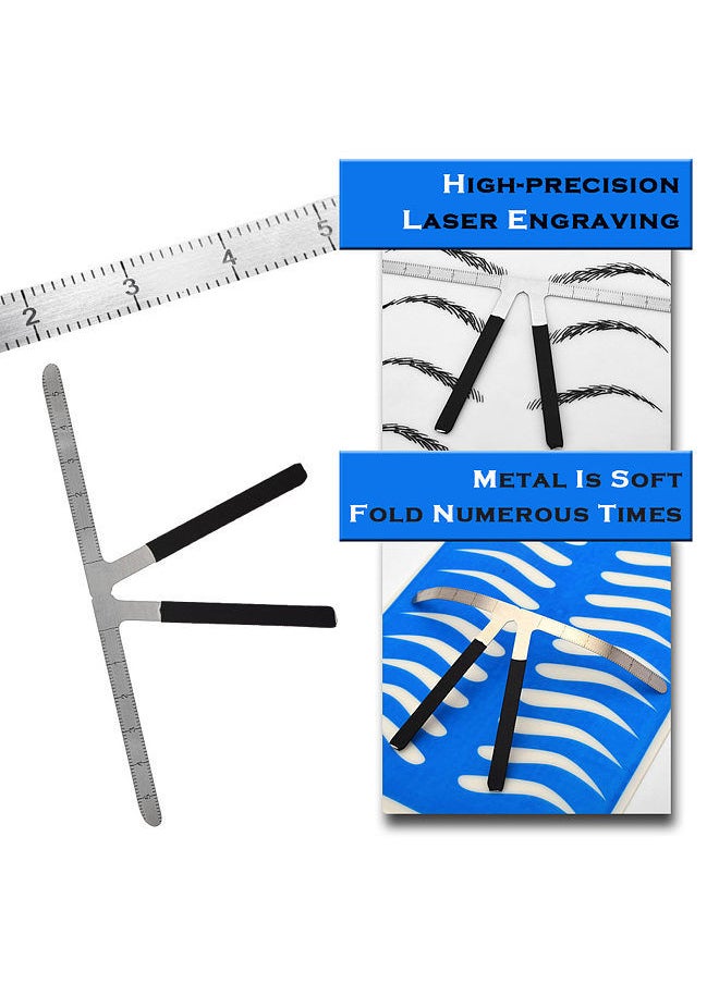 Generic - Professional Eyebrow Permanent Tattoo Practice Kit Microblading Set Manual Eyebrow Pen Needle Pigment Ink Practise Skin Tool - Image 1