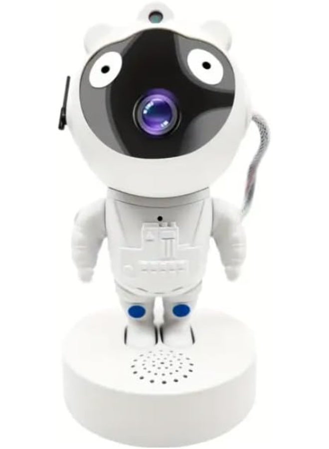 Galaxy projector for astronauts, night light with nebula effects, 360-degree adjustable head, built-in speaker, remote control, suitable for bedroom and gaming - Image 2