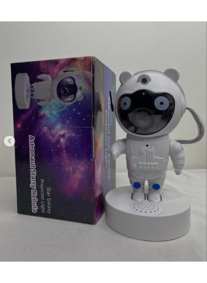 Galaxy projector for astronauts, night light with nebula effects, 360-degree adjustable head, built-in speaker, remote control, suitable for bedroom and gaming - Image 3