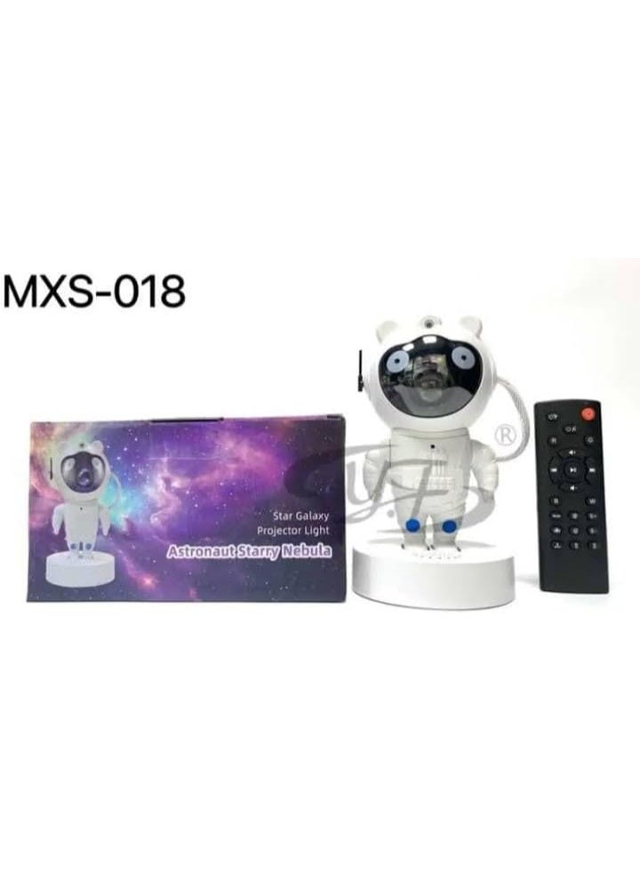 Galaxy projector for astronauts, night light with nebula effects, 360-degree adjustable head, built-in speaker, remote control, suitable for bedroom and gaming - Image 4