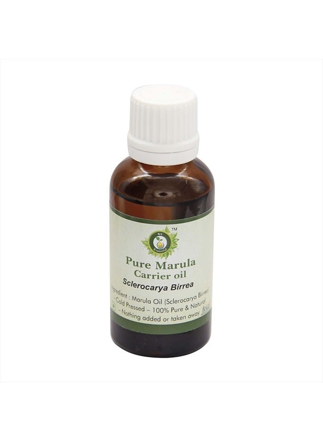 r v essential Marula Oil | Sclerocarya Birrea | for Hair | for Face | for Body | Hair Oil | Pure Marula Oil | 100% Pure Natural | Cold Pressed Marula Oil | 30ml | 1.01oz by R V Essential  - Image 1