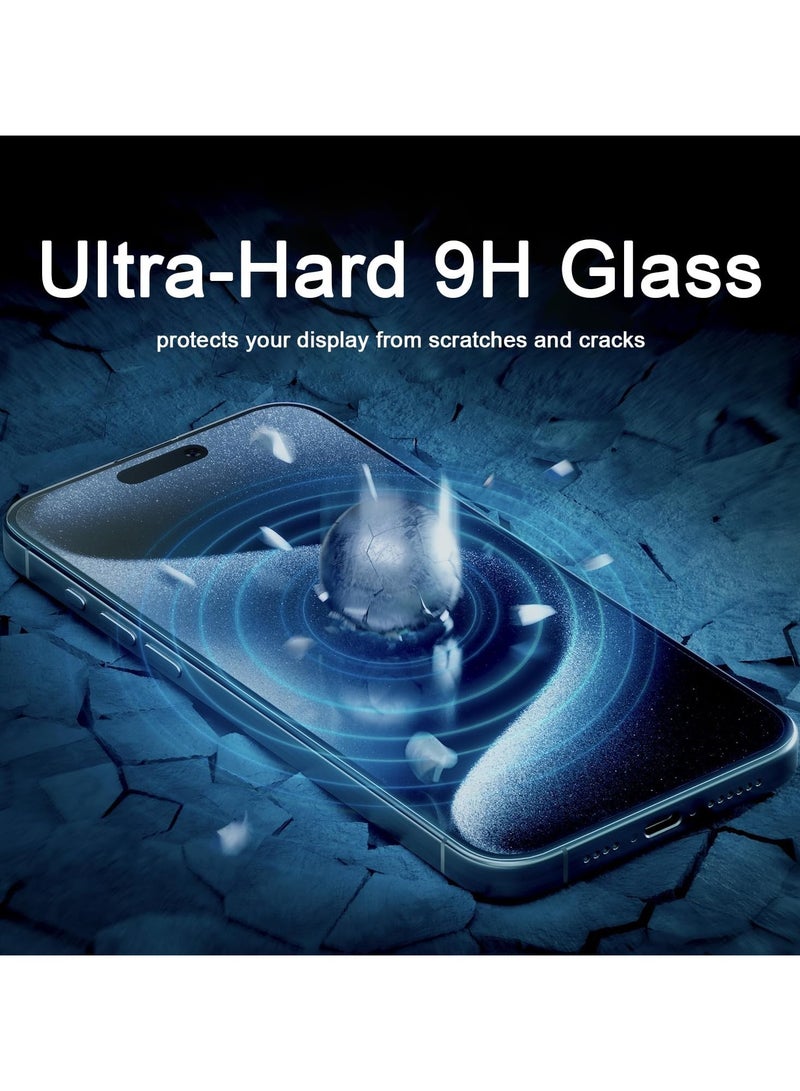 general Compatible with the Honor 600 Pro 5G; [2+1 Set] including screen protector and camera lens protector; 9H hardness, high-definition, scratch-resistant tempered glass screen protector - Image 4