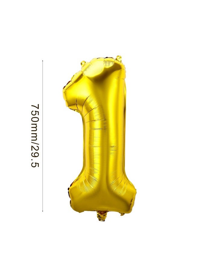 AIEX Gold Number Balloons 28 Inch Inflatable Large Foil Balloon Number Balloons For Birthday Party Graduation Decorations (1) - Image 3