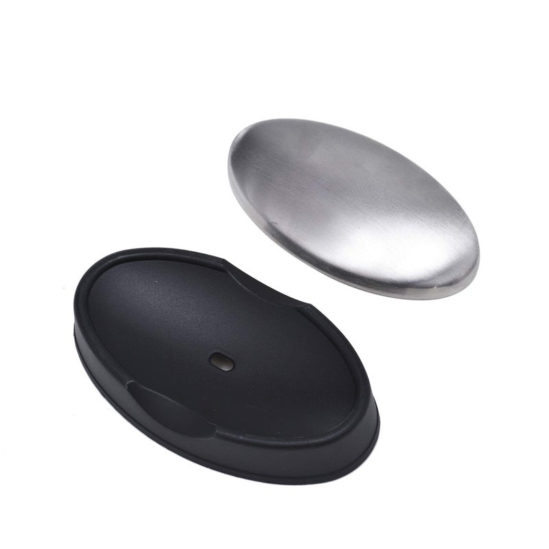 DOMG 2 Pack Stainless Steel Soap Bar Magic Soap Odor Remover, Eliminating Smells Like Onion Fish Garlic - Image 2