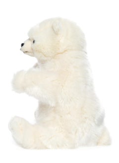 HANSA Polar Bear Hand Puppet – Realistic, Handcrafted Animal Puppet with True-to-Life Details, Ideal for Interactive Play and Education  - Image 2