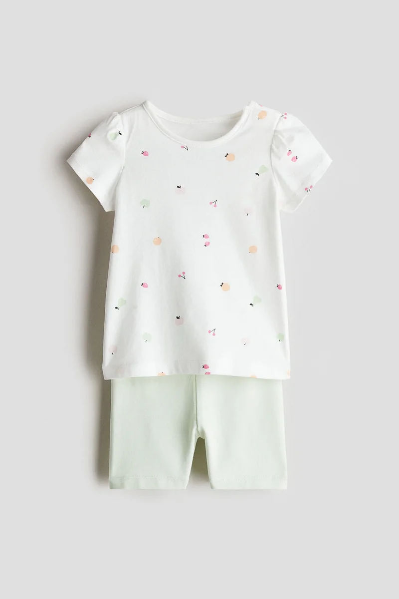H&M 2-piece cotton jersey set