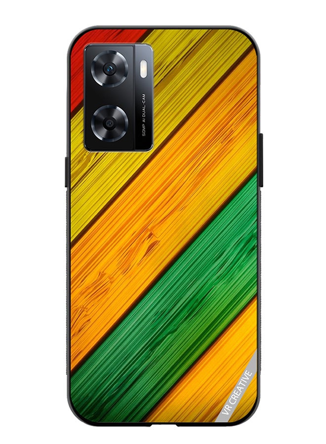 VR CREATIVE Protective Case Cover For Oppo A57/A77s Texture Design Multicolour - Image 1