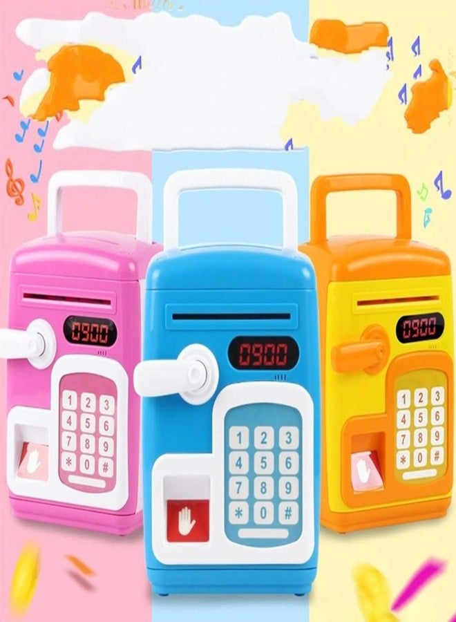 Mummy Please Kids Digital Piggy Bank with Electronic Lock,Money Safe Box wth Finger Print Sensor【Pack of 1】【Sapphire Blue】 - Image 4