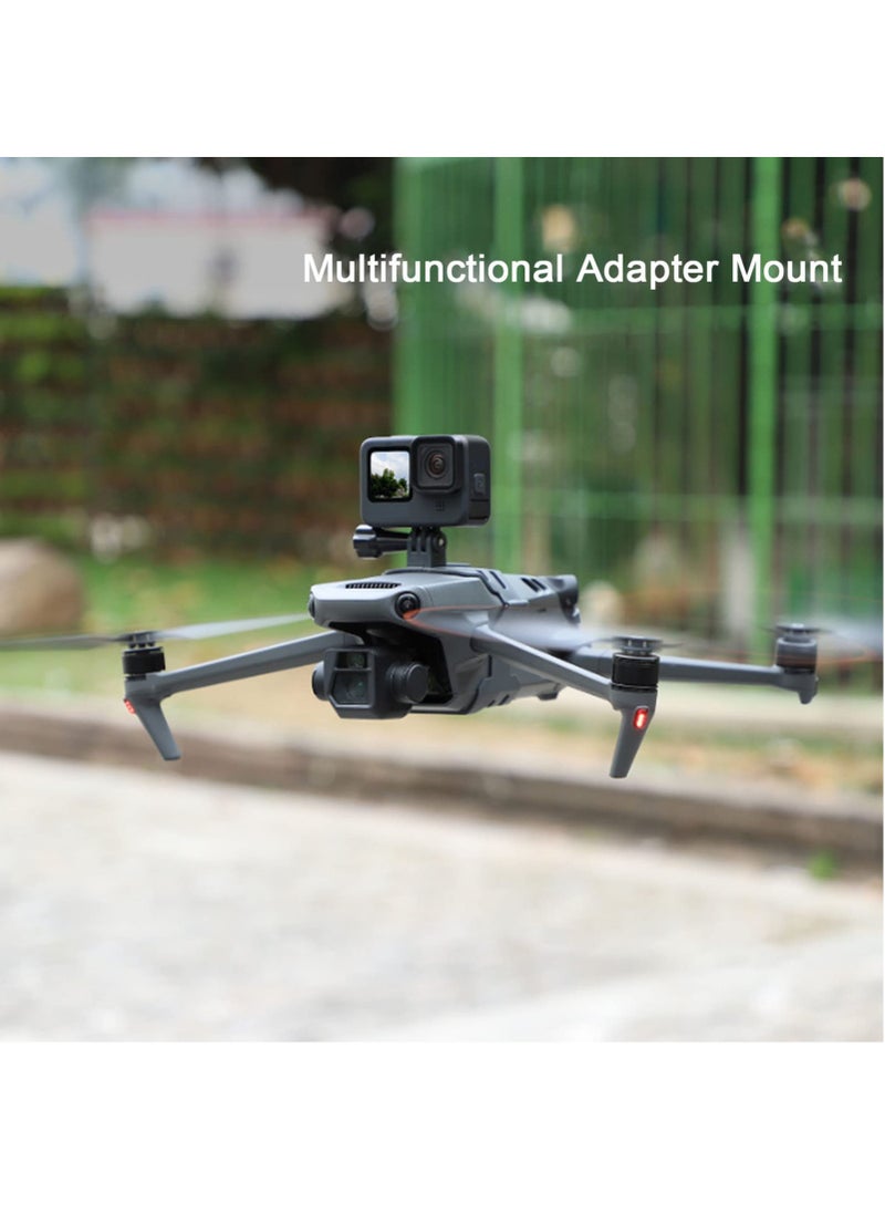 SYOSI SYOSI Action Camera Frame for Mavic 3 Pro Drone, Multifunctional Adapter Mount Drone Light Bracket Holder for Mavic 3 Pro, Universal Anti-Shock Gimbal Mount Holder Bracket  - Image 2