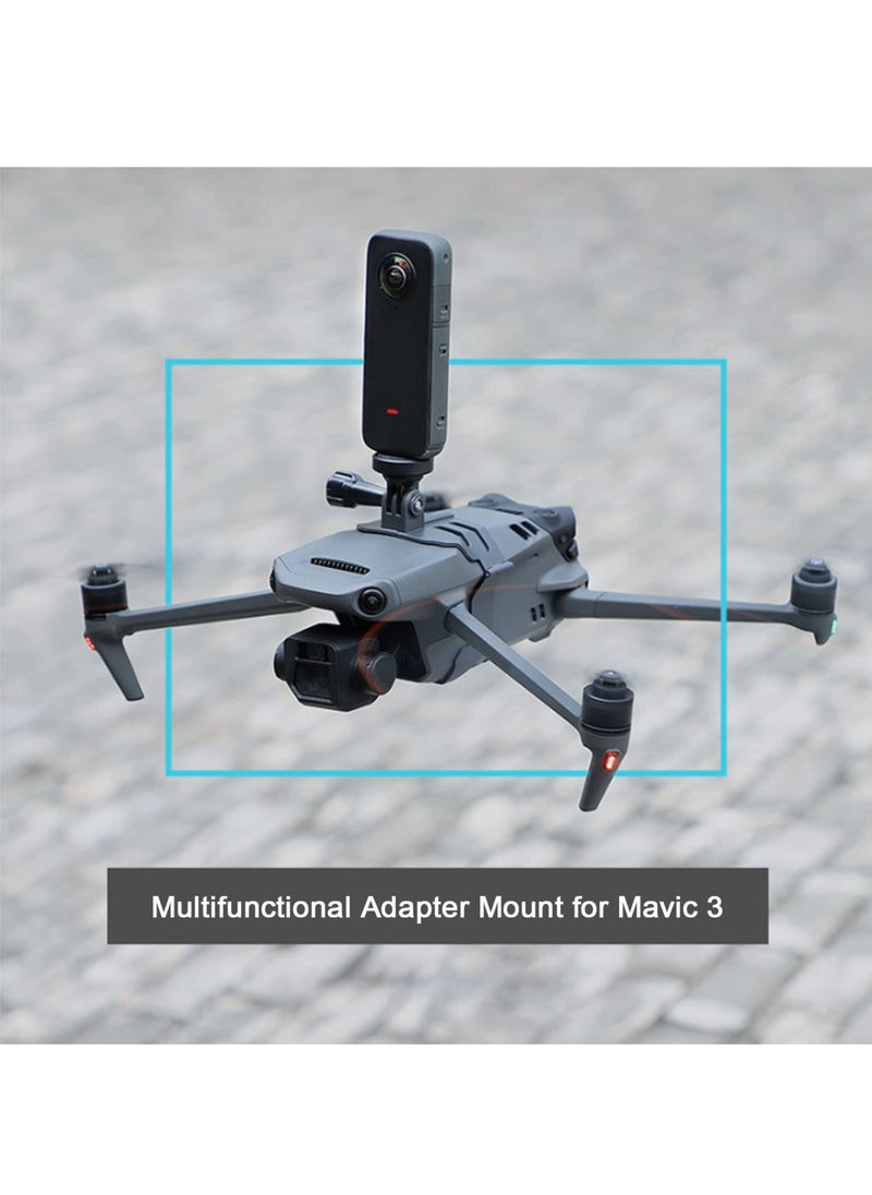 SYOSI SYOSI Action Camera Frame for Mavic 3 Pro Drone, Multifunctional Adapter Mount Drone Light Bracket Holder for Mavic 3 Pro, Universal Anti-Shock Gimbal Mount Holder Bracket  - Image 4