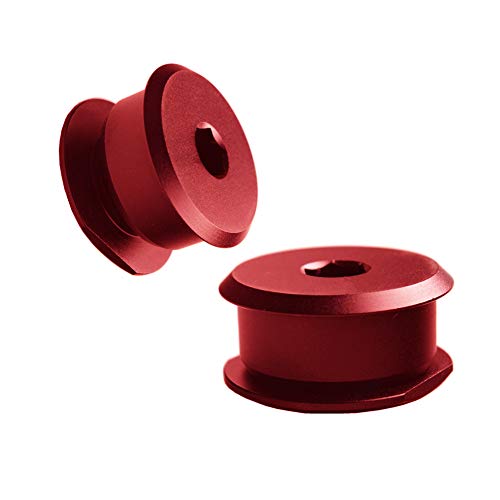 DEWHEL Red JDM Aluminum Manual Shift Cable Bushings Performance Upgrade For Ford FOCUS ST & RS 2013-Present 6 Speed Manual Transmissions - Image 3