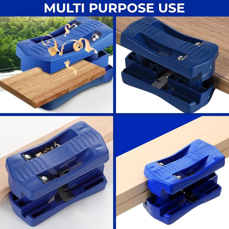 Inditrust Inditrust ABS Plastic Manual edge Wood Manual Edge Trimmer Wood Edge Band Cutter Tail Trimming Woodworking Tool Carpenter Wood Side Banding Tool Double Sided Trimming Effect - Image 4