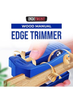 Inditrust Inditrust ABS Plastic Manual edge Wood Manual Edge Trimmer Wood Edge Band Cutter Tail Trimming Woodworking Tool Carpenter Wood Side Banding Tool Double Sided Trimming Effect  - Image 2