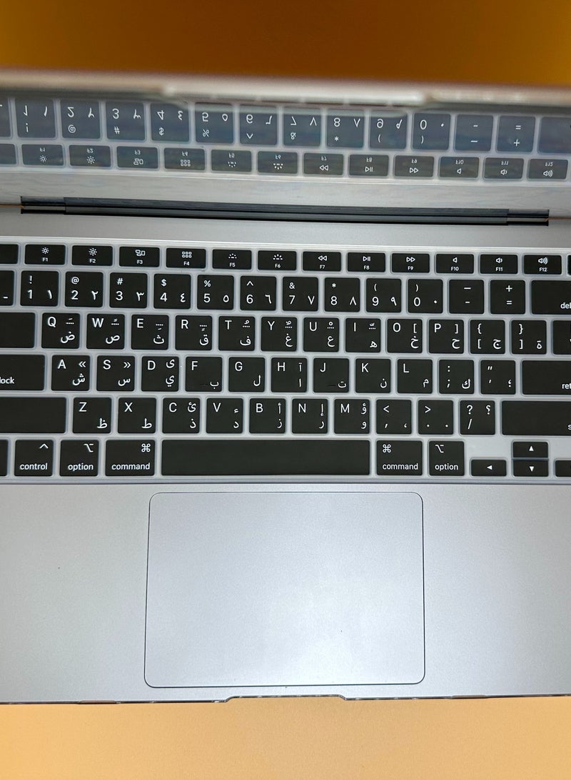 Samu MacBook Air 13 M1 MGN63 Arabic Keyboard Cover Film Splashproof Protector for Everyday Use and Home Office - Image 4