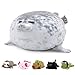 SQEQE Weighted Stuffed Animals Seals Weighted Seal Plush Chubby Blob Soft Pillow Toy for Kids Adults for Cozy Comfort Cute Plushie Gift for Valentines Birthday Home Decor 98 Inch 08 Lb - Image 2
