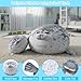 SQEQE Weighted Stuffed Animals Seals Weighted Seal Plush Chubby Blob Soft Pillow Toy for Kids Adults for Cozy Comfort Cute Plushie Gift for Valentines Birthday Home Decor 98 Inch 08 Lb - Image 4