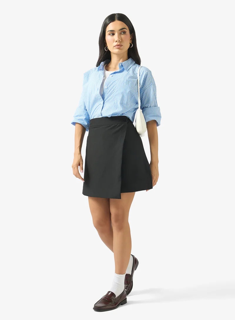 Ginger Mini Wrap Skirt