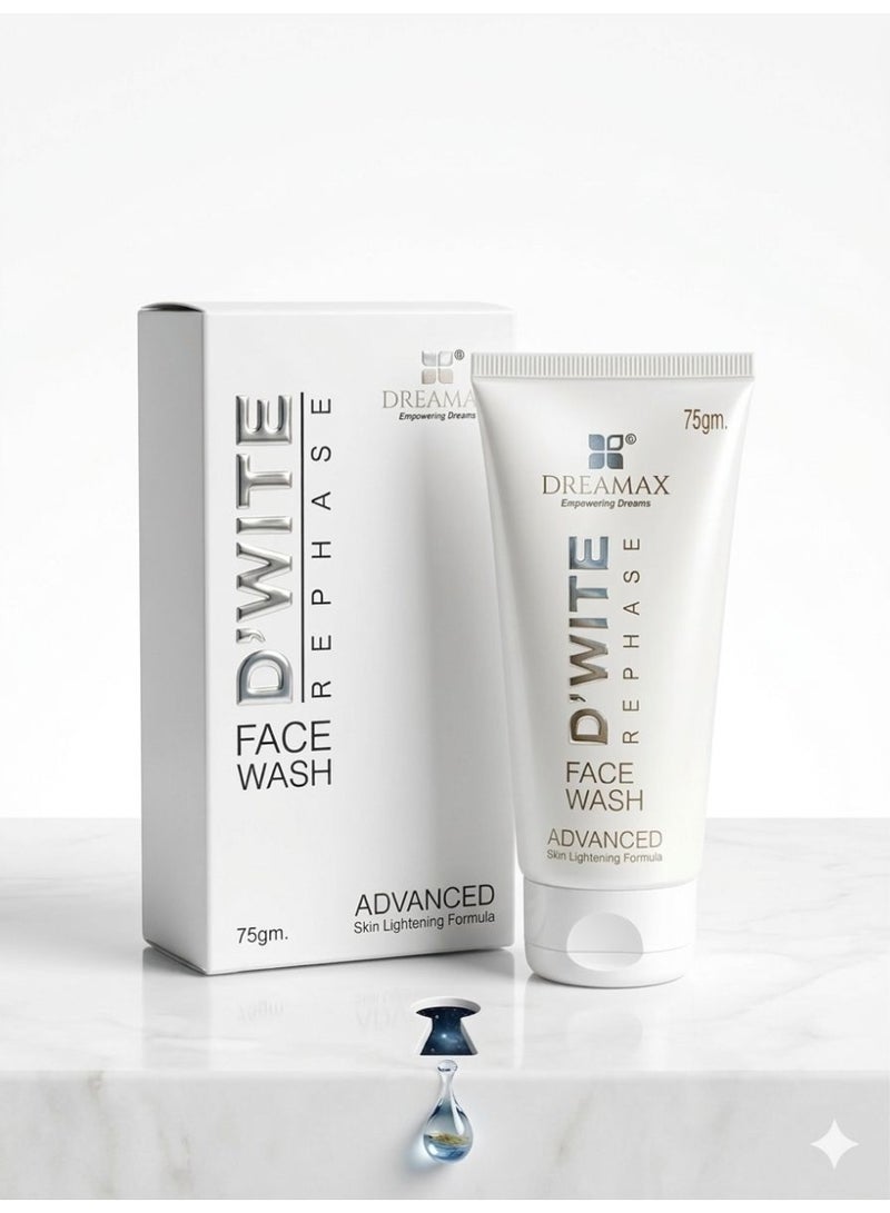 DWITE skin lightening face wash 75ml-advanced skin lightening formula