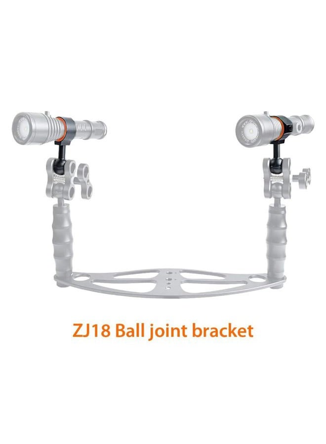 ORCATORCH ZJ18 New Universal Ball Joint Bracket Diving Torch Photography Video Lights Arm Buoyancy Fill Light Lamp Holder - Image 4