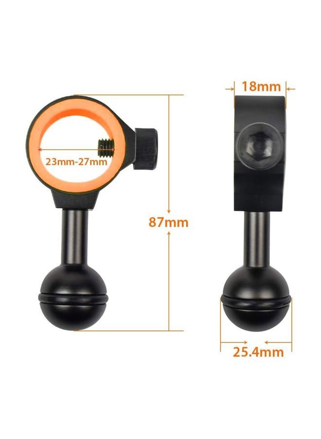 ORCATORCH ZJ18 New Universal Ball Joint Bracket Diving Torch Photography Video Lights Arm Buoyancy Fill Light Lamp Holder - Image 2