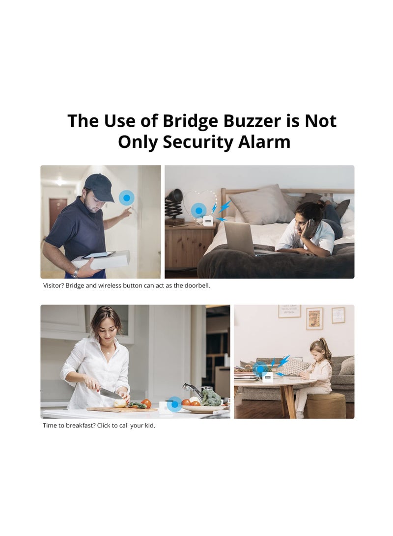 Zigbee Bridge Pro Hub - Dual-Protocol Wi-Fi & Zigbee Support, App Control, Multi-Device Management, Compatible with Zigbee Devices, Local Alarm Setup, Home Security Modes (1 Pack)