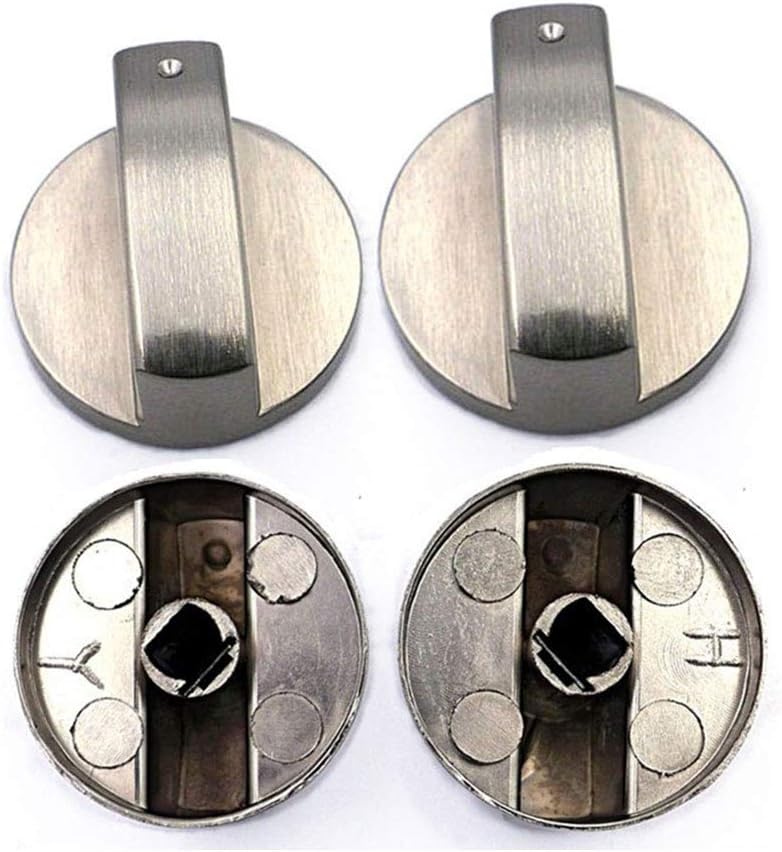 tooloflife 4cm*2cm Metal Gas Cooker Knob, 2pcs Durable Gas Stove Control Knob Cooking Surface Furnace Switch Range Burner Knob for Kitchen Cooking Utensils Gas Stove Oven Cooktop - Image 5