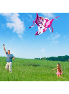 JOYIN 43.3'' Giant Unicorn Kite Easy To Fly Huge Kites For Kids And Adults With 262.5 Ft Kite String Large Beach Kite For Outdoor Games And Activities  - Image 5